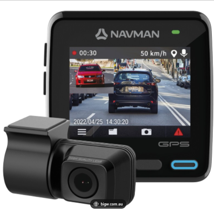 Brand New NAVMAN - MiVue 590 Dual Camera - AA001590