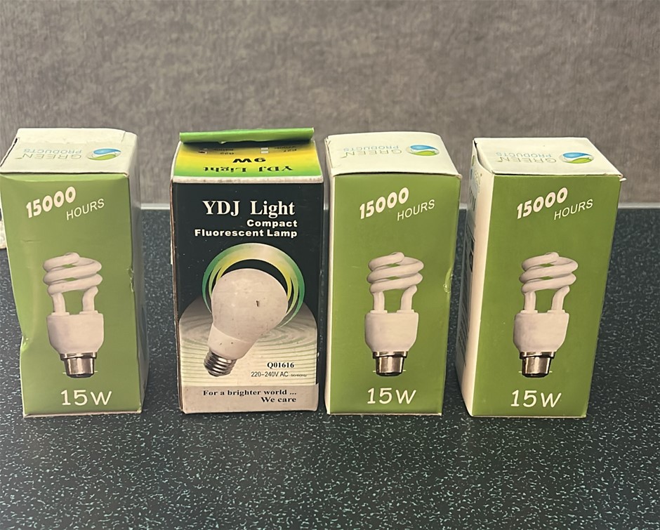 4x Assorted Light Bulbs