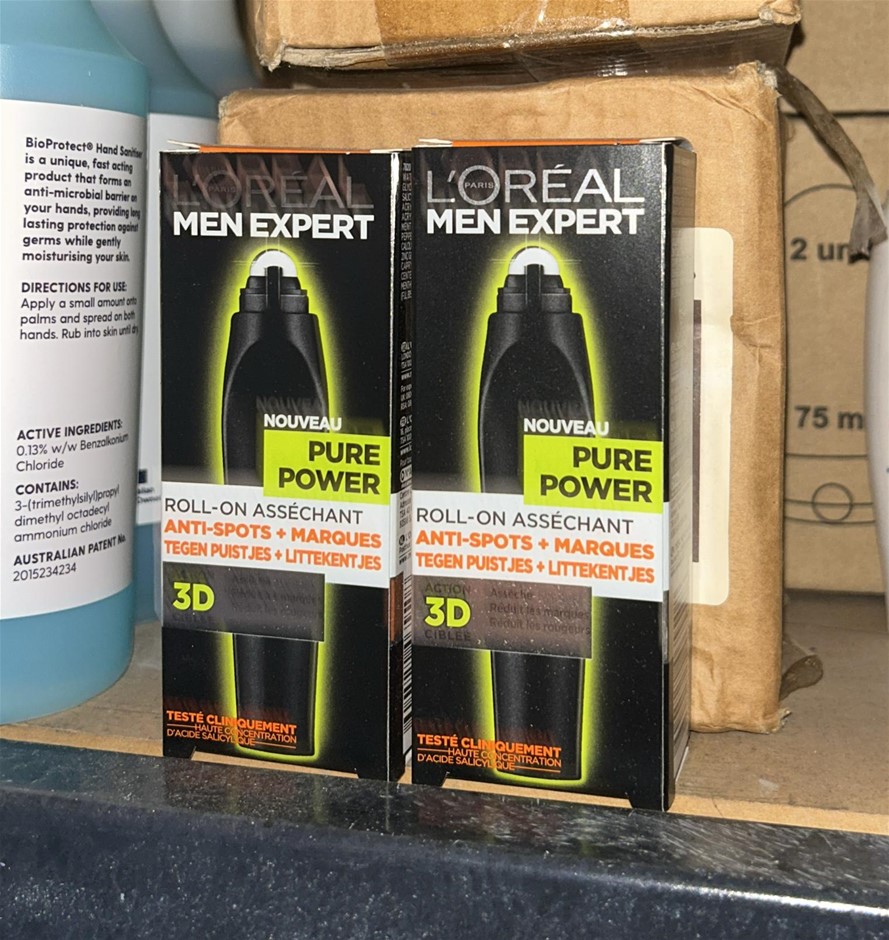 4x L'OREAL MEN EXPERT Targeting Roll-On