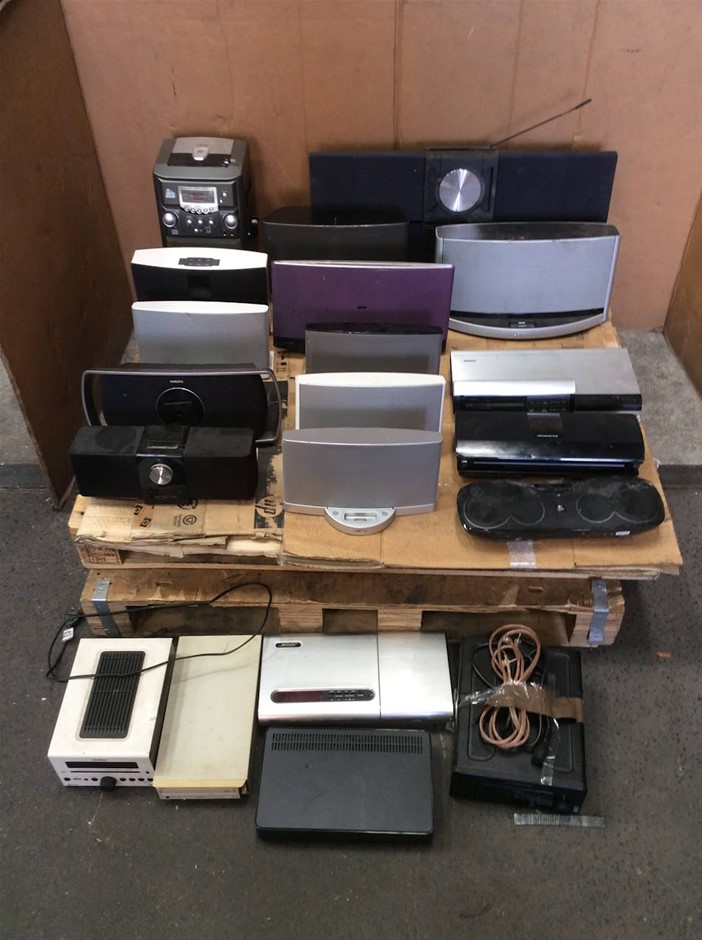 Mixed Brand Home Audio Speaker And Docking System Collection