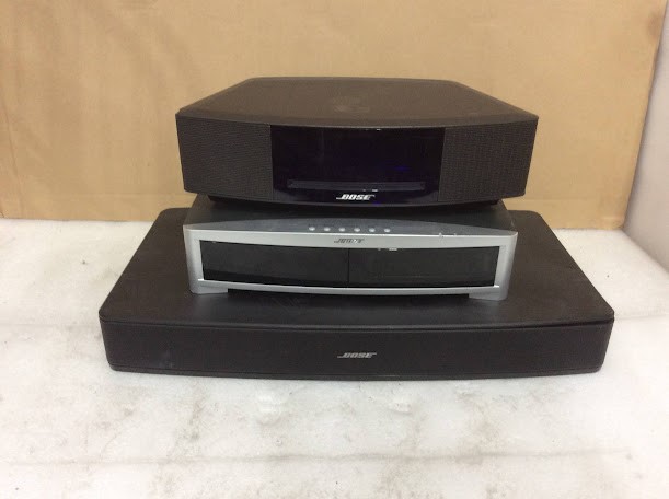 Bose Solo TV Sound System&BOSE AV3-2-1 Series II &Bose Wave Music IV
