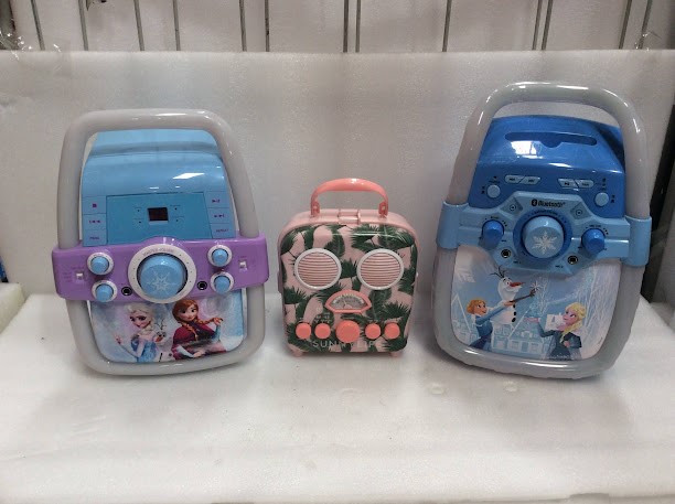 Sunny life Beach Speaker &Frozen Sparkling Winter/FLASHING Lights Karaoke