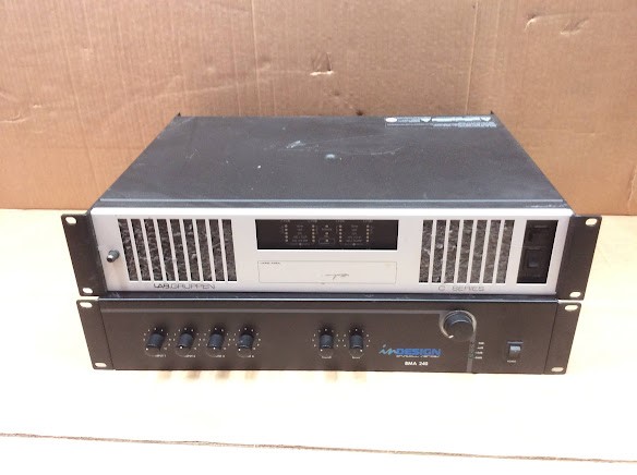 inDESIGN BMA 240 Amplifier&Lab Gruppen C 10:4X Installation Amplifier