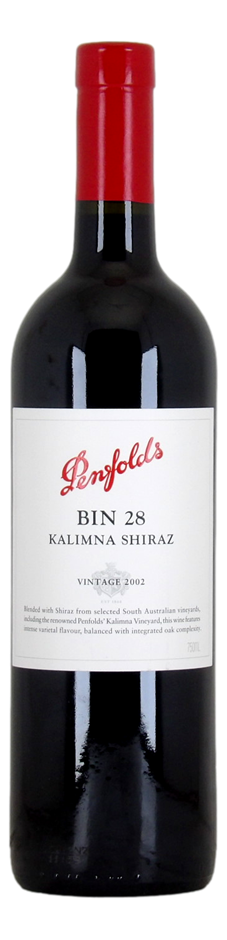 Penfolds Bin 28 Kalimna Shiraz 2002 (6x 750mL), SA.