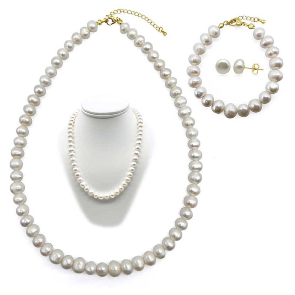 M&N Emporium - Luxurious Pearl Jewellery Sets + Free Gift!!
