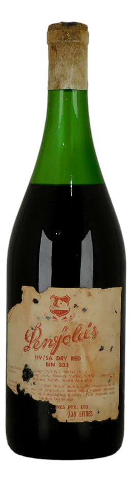 Penfolds HV/SA Dry Red Bin 333 (Vintage ?)(1x 738L)
