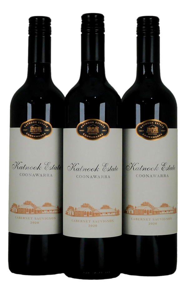 Katnook Estate Cabernet Sauvignon 2020 (3x 750mL)