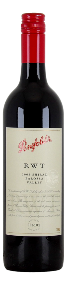 Penfolds `RWT` Shiraz 2008 (1 x 750mL), Barossa, SA.