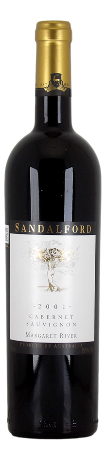 Sandalford Cabernet Sauvignon 2001 (6x 750mL), WA.