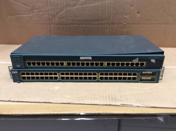 Cisco Catalyst 2950 Series&Cisco Catalyst 2950 Series-48 Switch (Lot of 2)