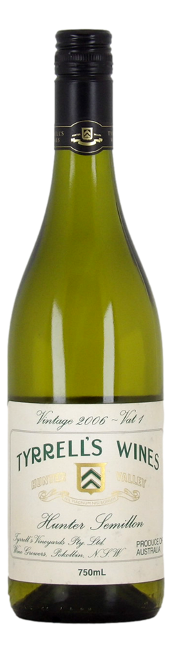 Tyrell’s Vat 1 Semillon 2006 (6x 750mL), Hunter Valley.