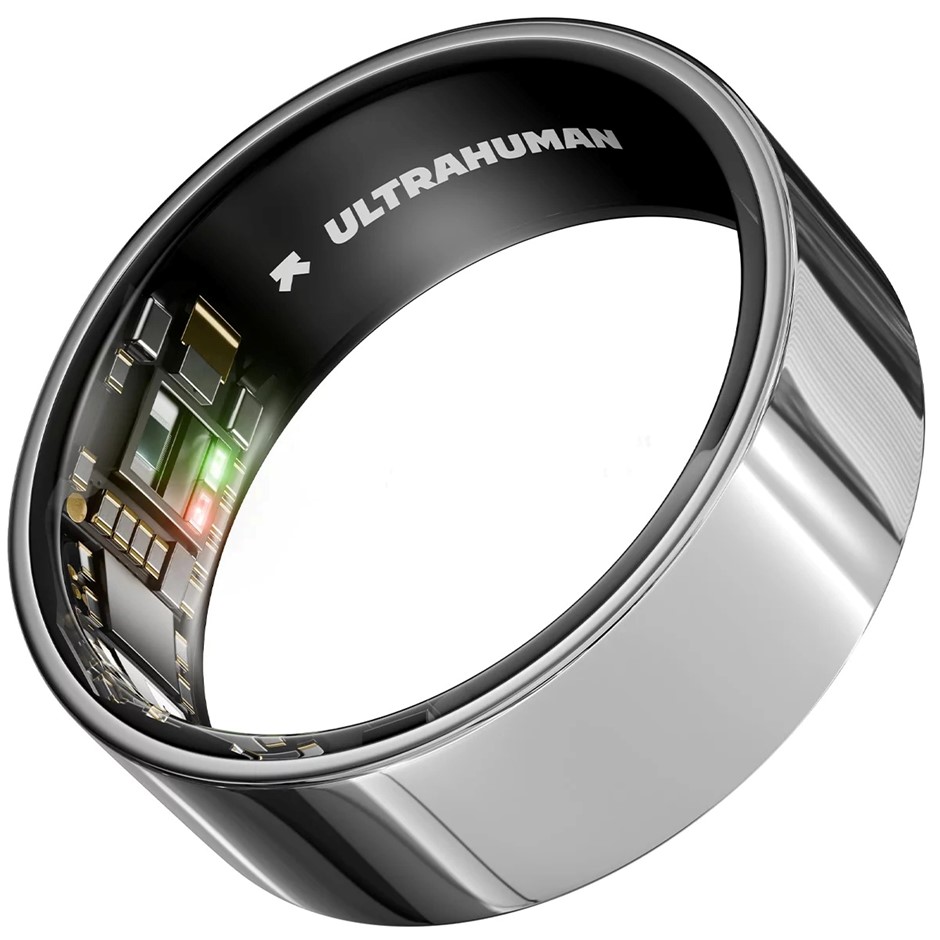 ULTRAHUMAN Ring Air Space Silver Size 8 UHRA-AS-08. Buyers Note - Discount