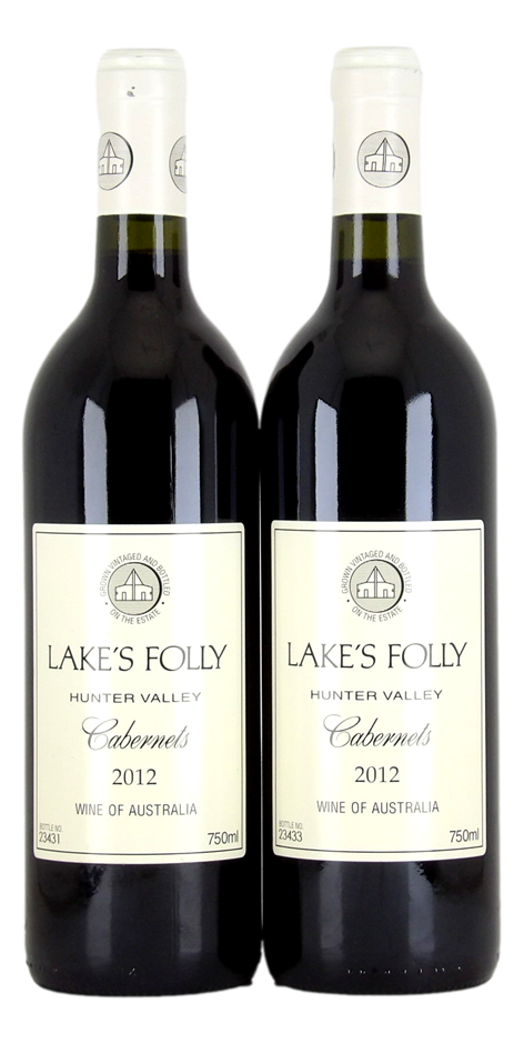 Lakes Folly Cabernets 2012 (2x 750mL), Hunter Valley