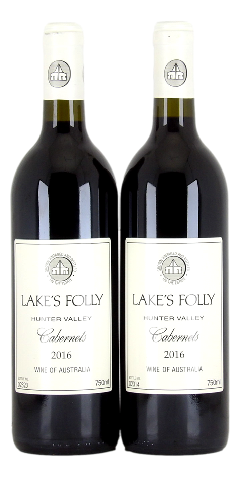 Lakes Folly Cabernets 2016 (2x 750mL), Hunter Valley