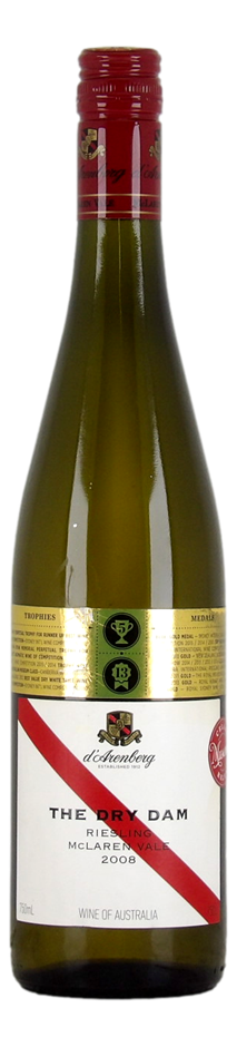 D’Arenberg Riesling ( The Dry Dam ) 2008 (6x 750mL), McLaren Vale.