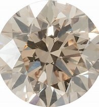 0.70 Carat light brown round diamond Val: $3503