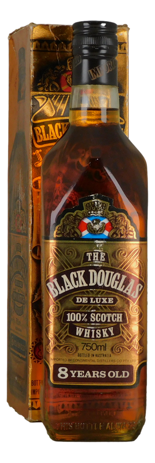 The Black Douglas 8 YO De Luxe 100% Scotch Whisky (1x 750mL)
