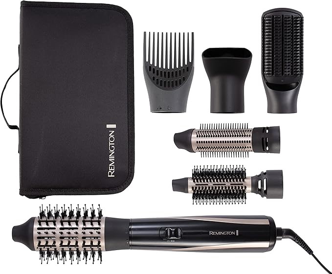 Remington Blow Dry & Style Caring Airstyler, AS7700AU, 6x Styling Attachmen