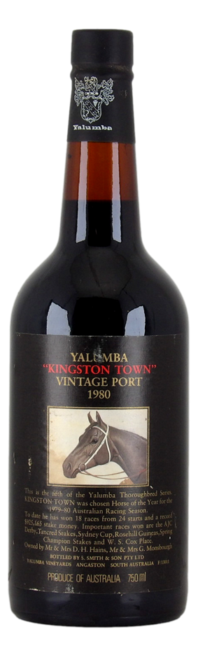 Yalumba Thoroughbred “Kingston Town” Vintage Port 1980 (1x 750mL),