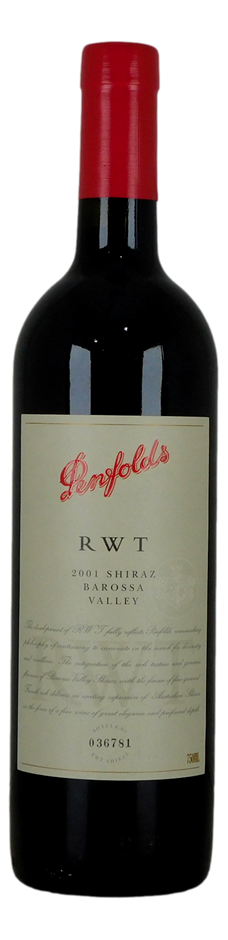 Penfolds RWT Shiraz 2001 (1x 750mL), Barossa.