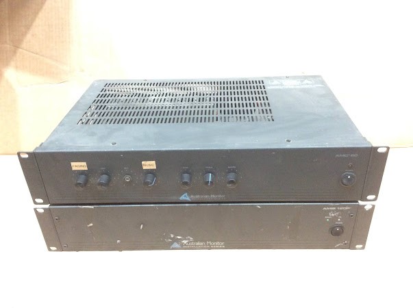 Australian Monitor AMC+60&AMIS 120P Audio Amplifier (Lot of 2)