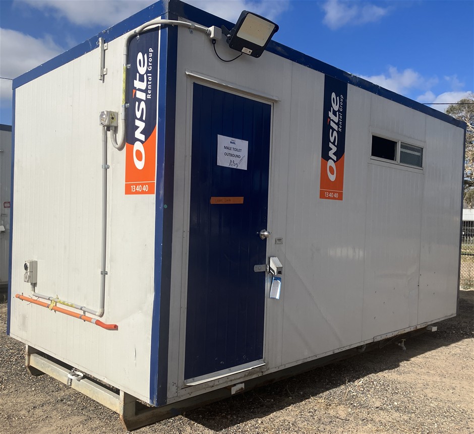 Portable Toilet Block - 4.8m x 2.4m - M-F