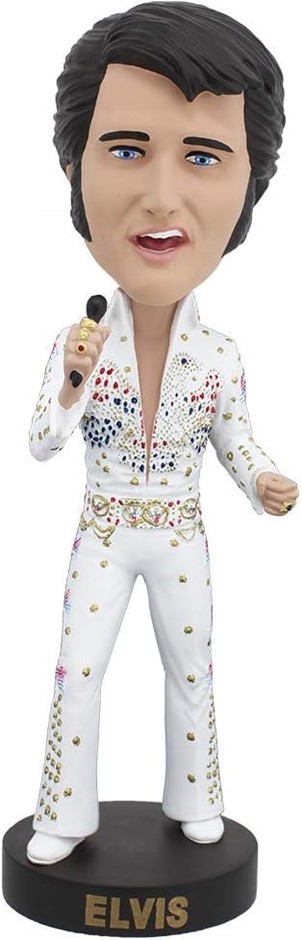 ROYAL BOBBLES Elvis Presley Aloha from Hawaii Concert Bobblehead.