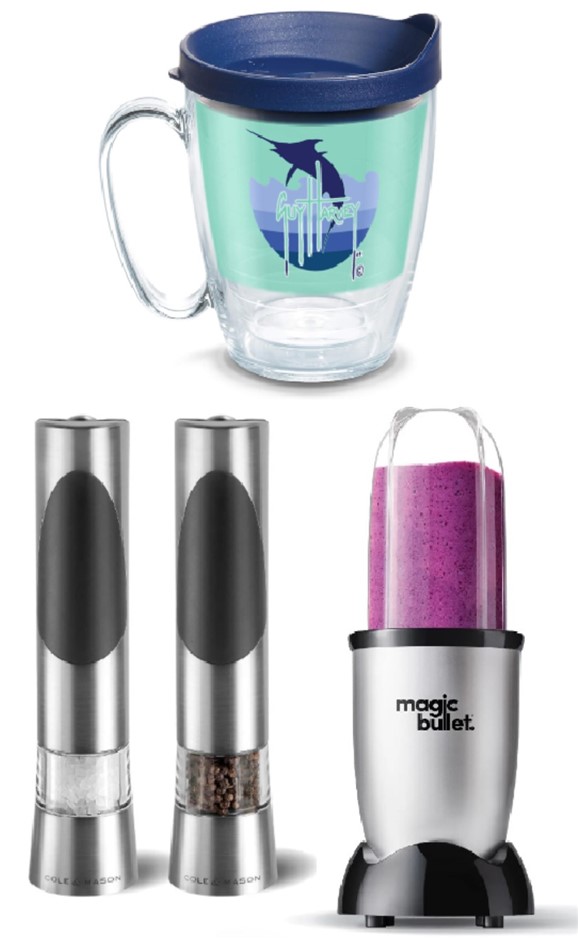 3 x Assorted Kitchen Items: x1 NUTRIBULLET Magic Bullet To Go, NB: Minor Us