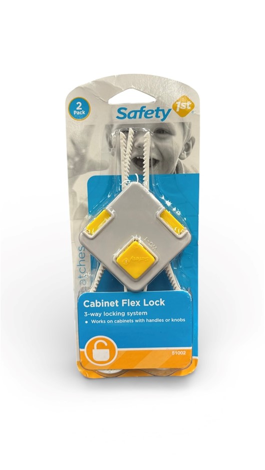 4 x SAFETY 1ST Cabinet Flex Lock, 2pk.
