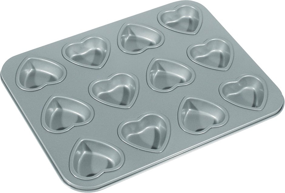 FOX RUN Non-Stick Heart Mini Muffin Pan. NB: Not in original packaging