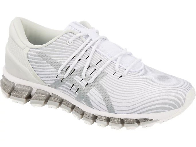 ASICS Women's Gel-Quantum 360 4 Shoes, Size US10 / EU42, White/Mid Grey (10
