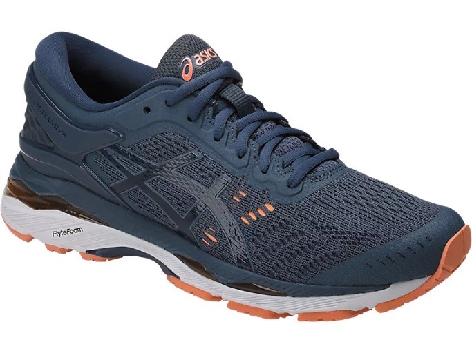 ASICS Women's Gel-Kayano 24 Shoes, Size US9 / EU40.5, Smoke Blue/Dark Blue/