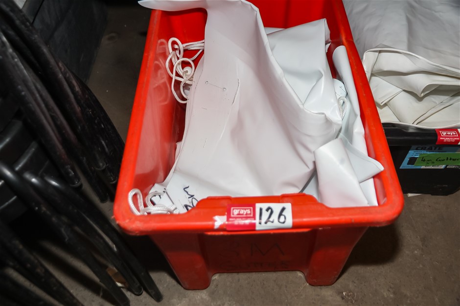 Baytex 3Mtrs Fete Marquee White Gutters