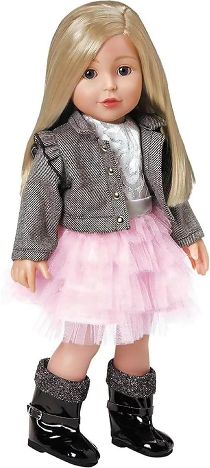 ADORA Realistic 18" 'Harper' Doll, Soft, Huggable, Moveable Arms/Legs, Eyes