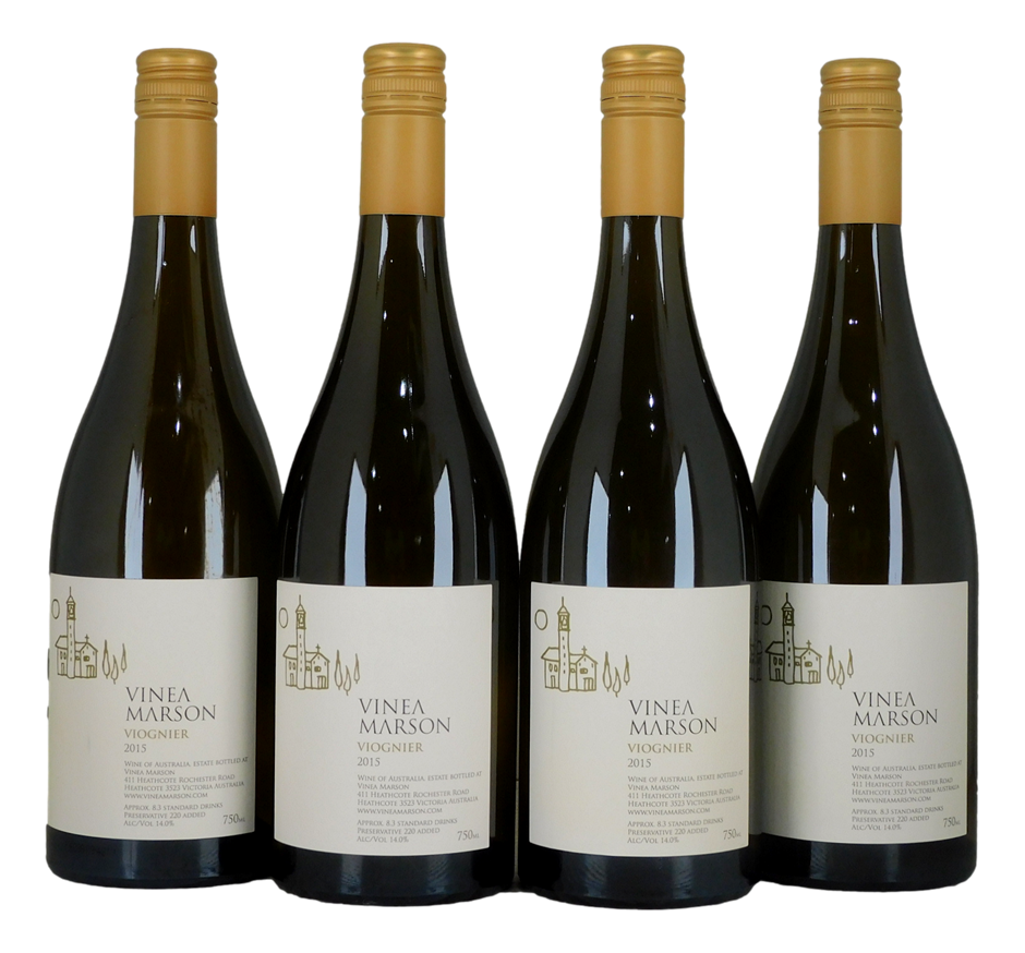 Vinea Marson Viognier 2015 (4x 750mL), Heathcote