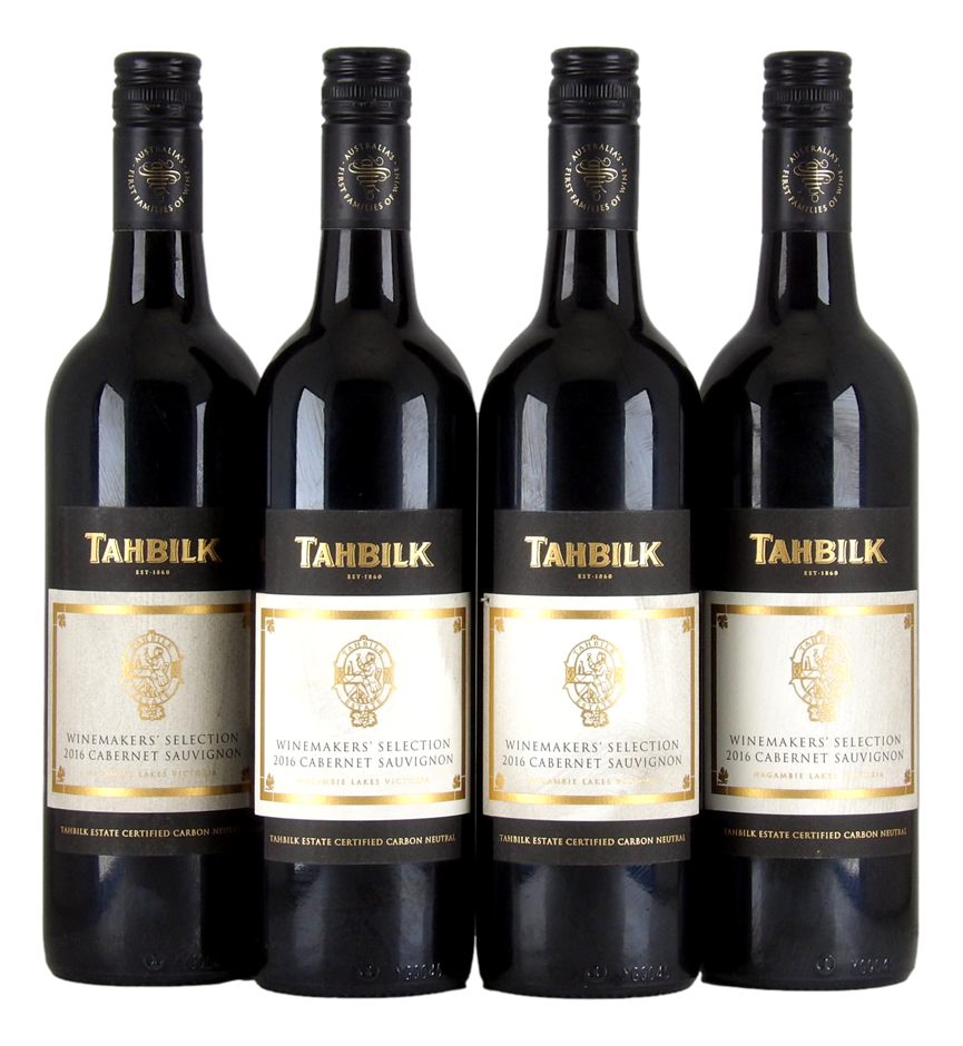 Tahbilk Winemaker`s Selection Cab Sav 2016 (4x 750mL), Ngambie Lakes, VIC