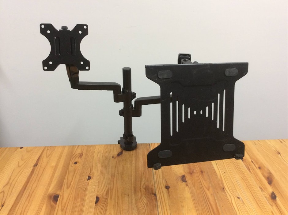 Unknown Brand Unknown Model Dual Monitor Desk Mount