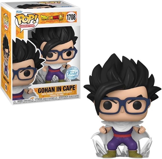 Funko Pop Dragon Ball Super: Super Hero - Gohan in Cape Vinyl Action Figure