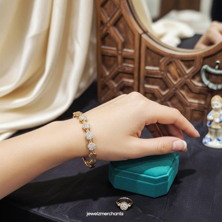 22KGold Filled/ITALY Solid Yellow Bangle -(Stamped 22KGold Filled/ITALY)