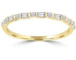 9K Yellow GOLD 0.15CT HI I1 DIAMOND RING