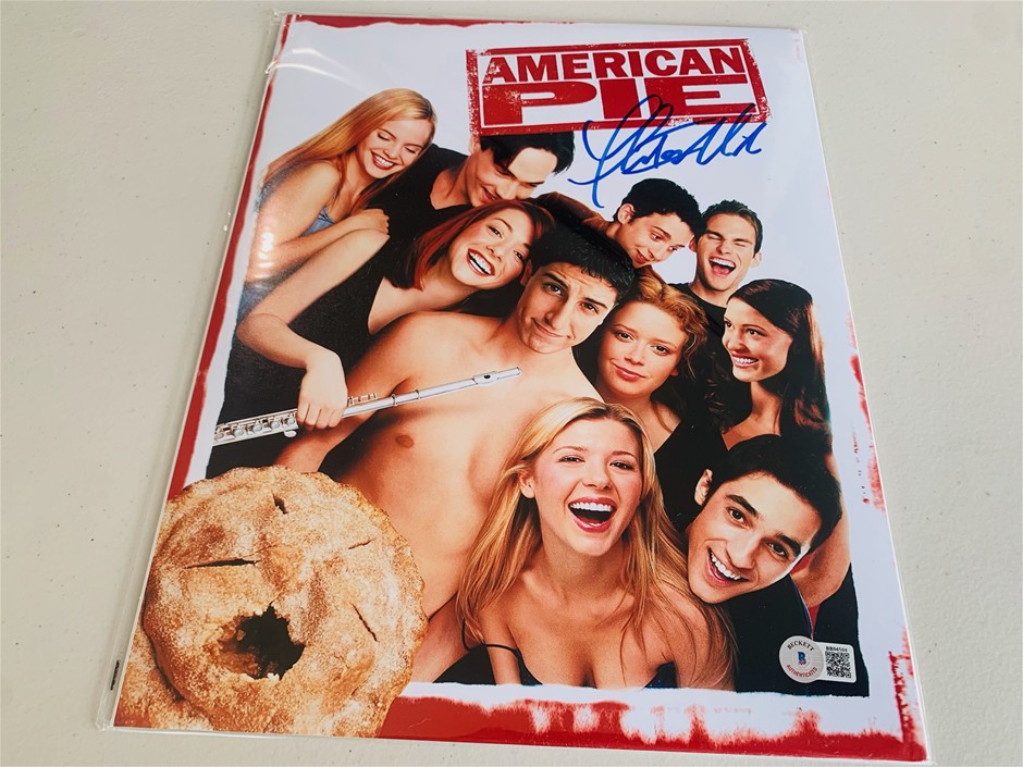 Signed American Pie movie memorabilia