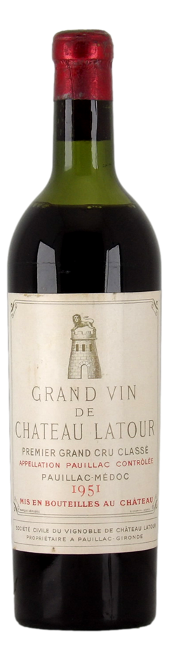 Chateau Latour 1Er Cru Pauillac 1951 (1x 750mL), France