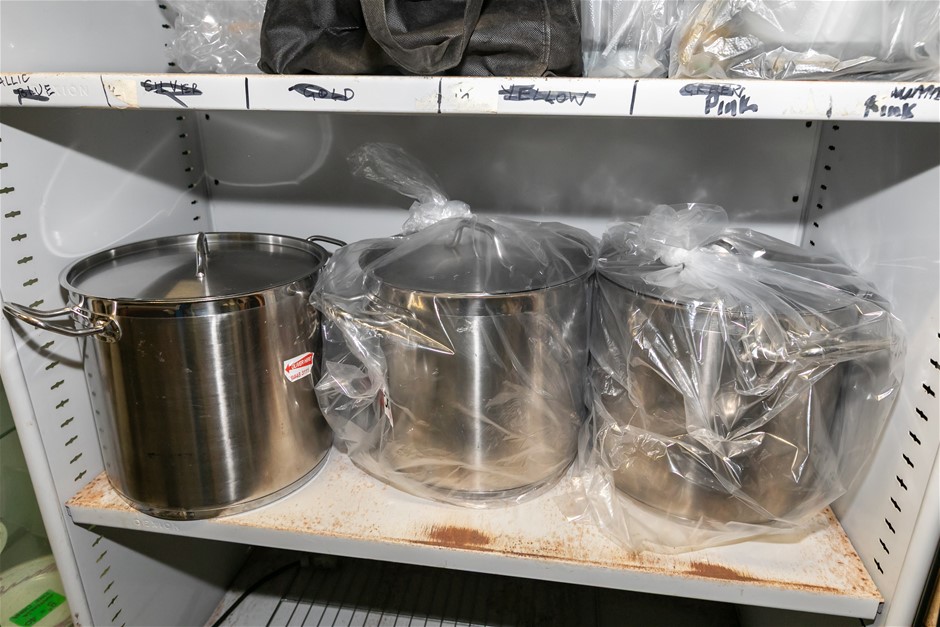 Large Stainless Steel Pots