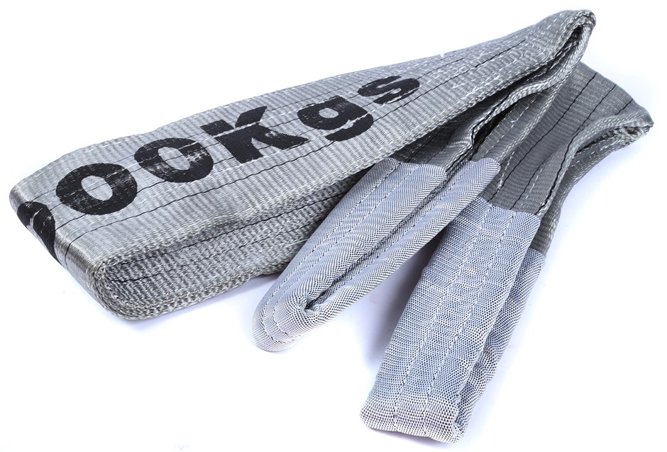 Flat Webb Lifting Sling, WLL 4,000kg x 2M (With Test Cert).  Buyers Note -