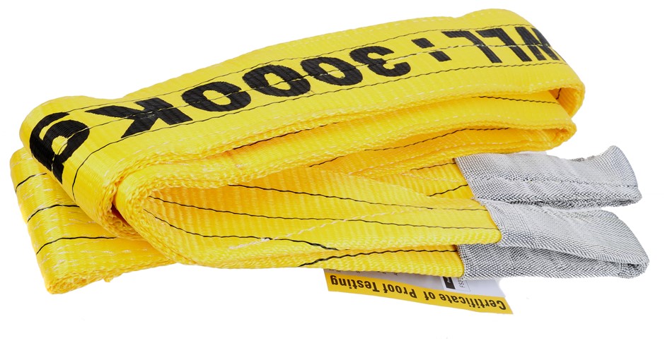Flat Webb Lifting Sling, WLL 3,000kg x 3M (With Test Cert).  Buyers Note -