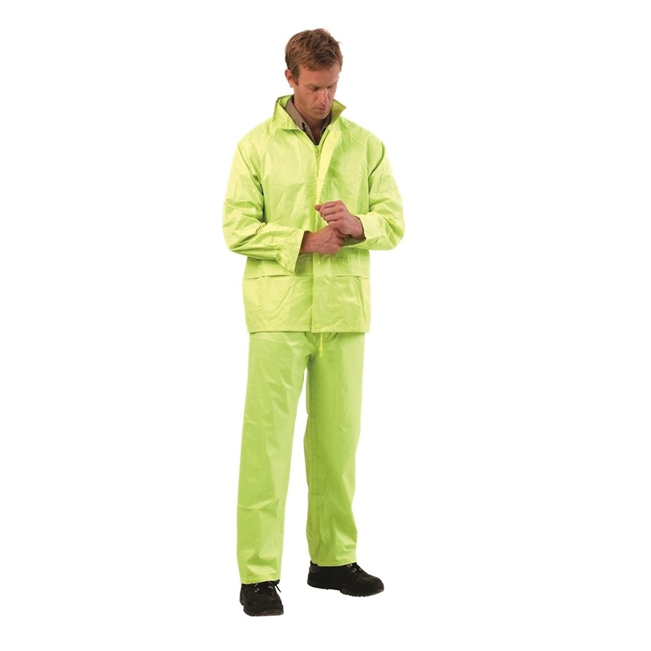 2 x PRO CHOICE Rain Suit - Jacket & Pants Set, Size 2XL, Fluro Yellow.  Buy
