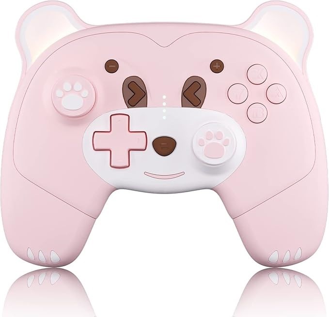 MYTRIX Pink Wireless Controller Compatible with Nintendo Switch/OLED/ Lite,