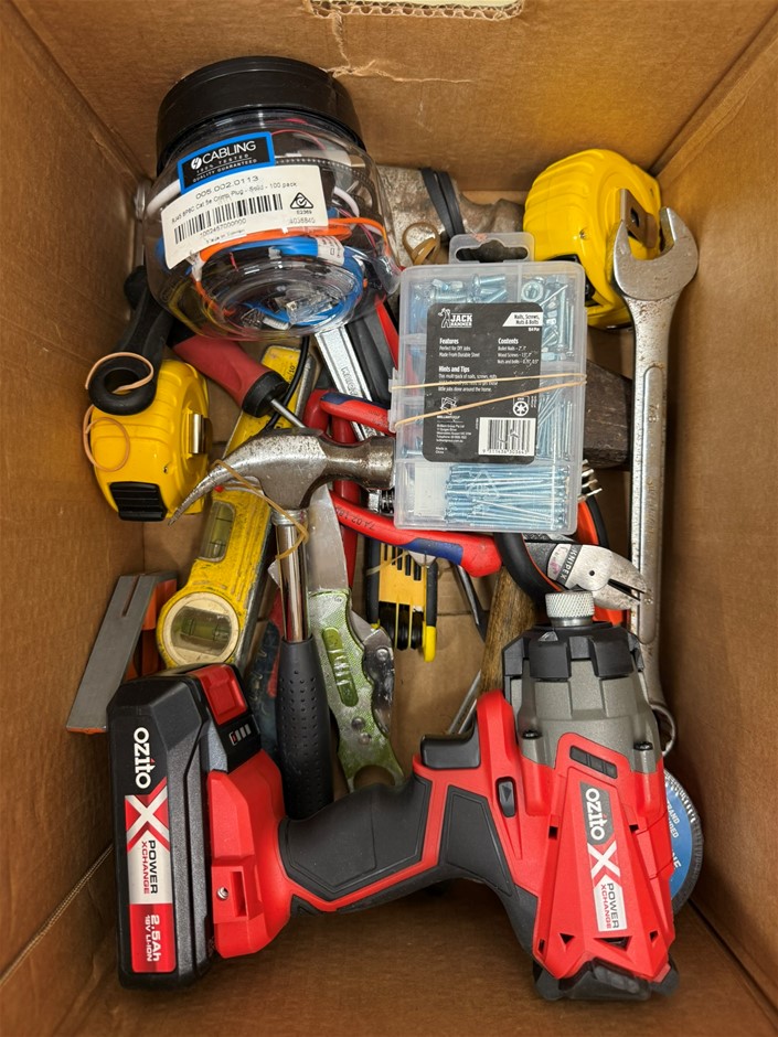 Quantity of Power and Hand Tools including