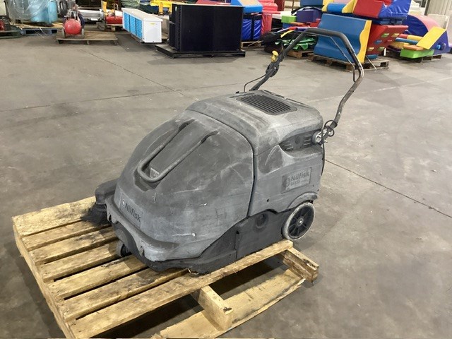 <p>Nilfisk BR855 Walk Behind sweeper</p>