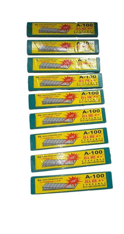 9x Packs of Jia He A-100 Refill Blades